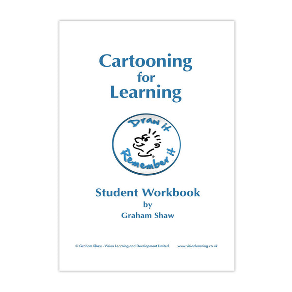 Cartooning for Learning Workbook – Draw it and remember Digital Download